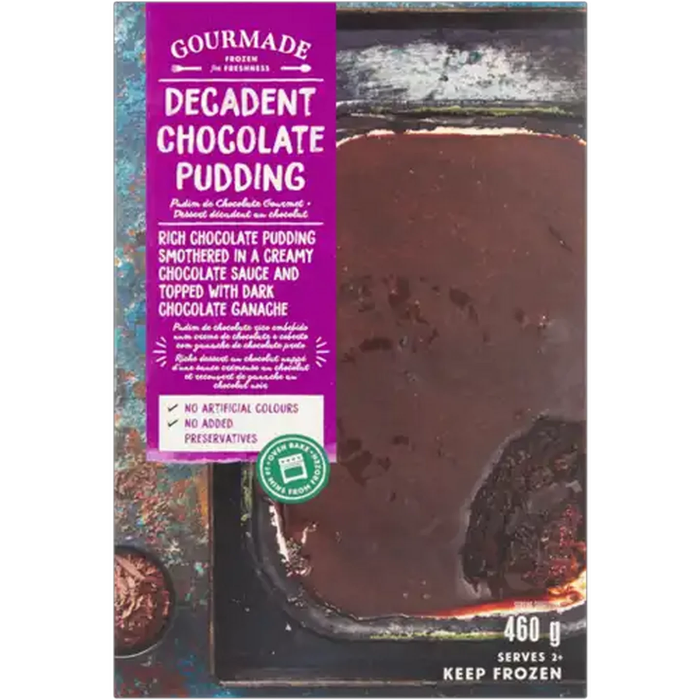Image of Gourmade Frozen Decadent Chocolate Pudding Dessert 460g