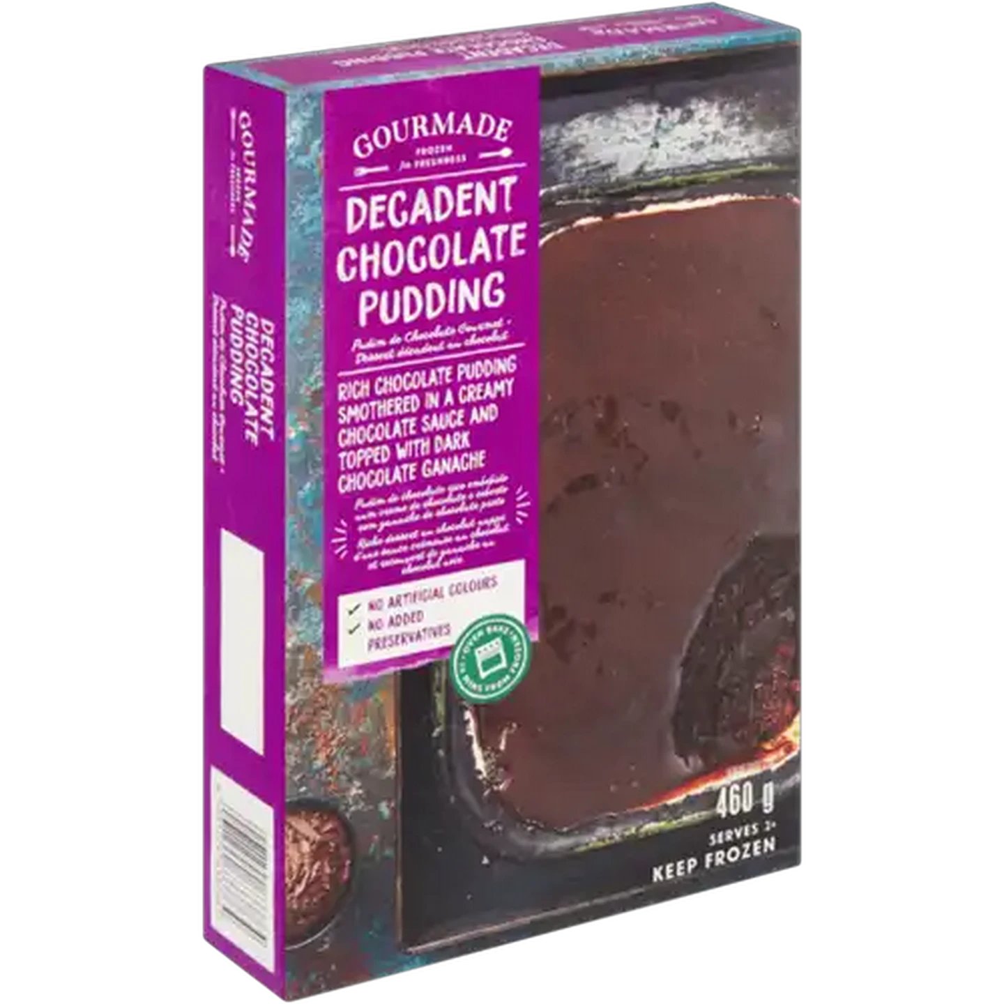 Image of Gourmade Frozen Decadent Chocolate Pudding Dessert 460g