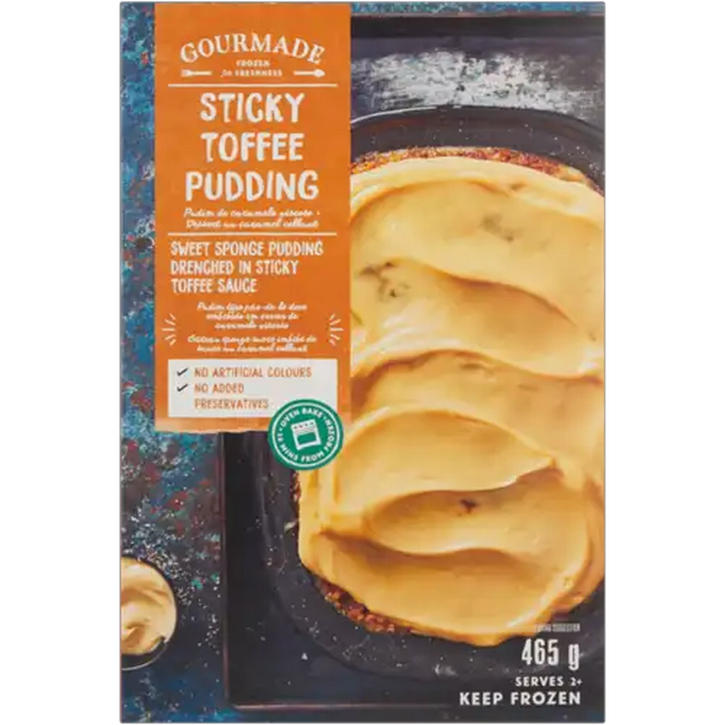 Image of Gourmade Frozen Sticky Toffee Pudding Dessert 465g