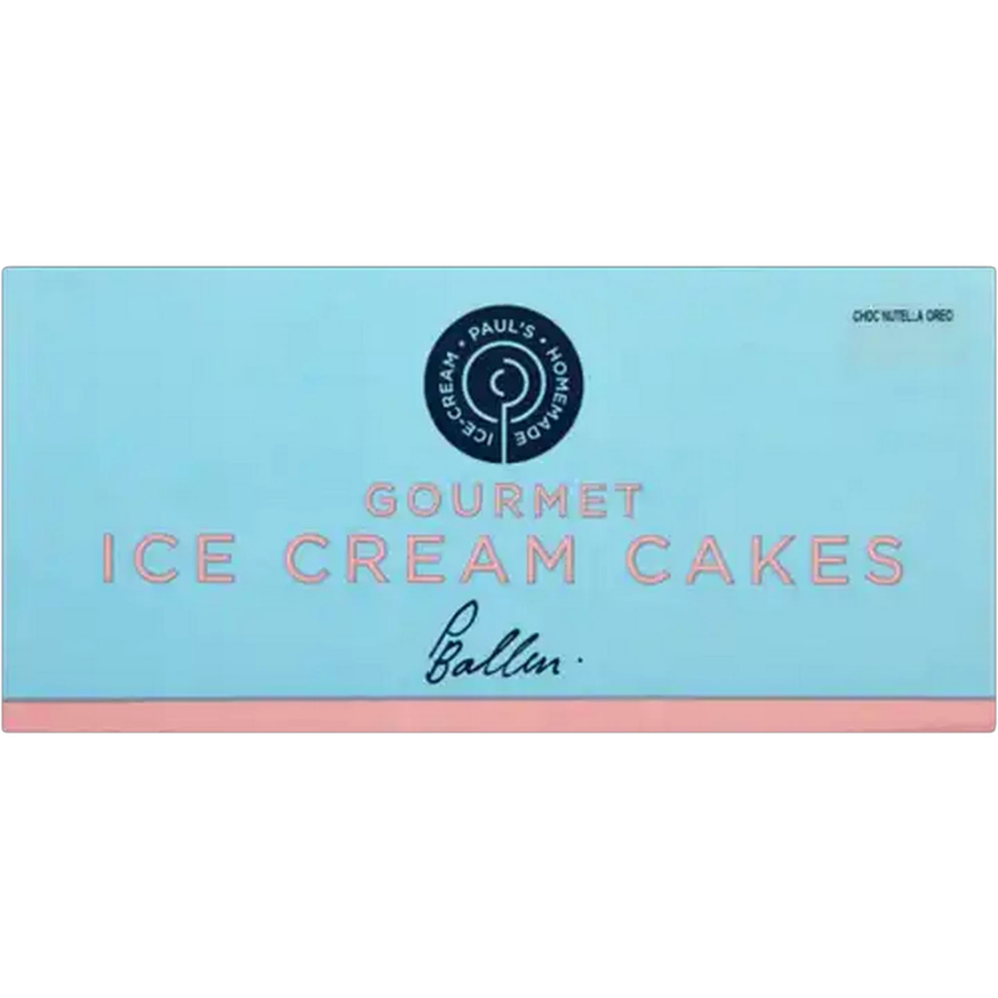 Image of Paul's Homemade Ice Cream Nutella & Oreo Ice Cream Cake 1.2L
