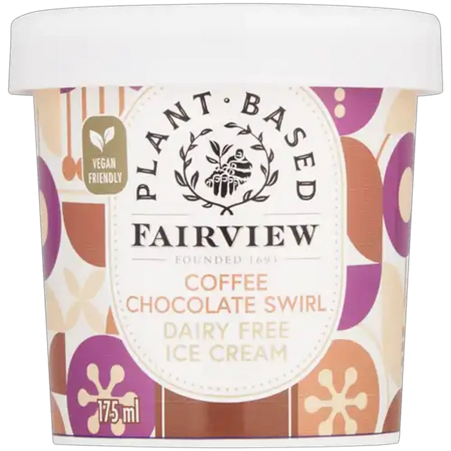 Image of Fairview Plant-Based Coffee Chocolate Swirl Dairy Free Ice Cream 175ml