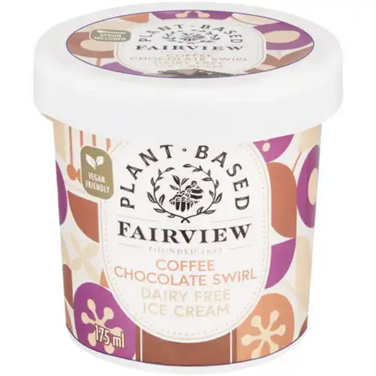 Image of Fairview Plant-Based Coffee Chocolate Swirl Dairy Free Ice Cream 175ml