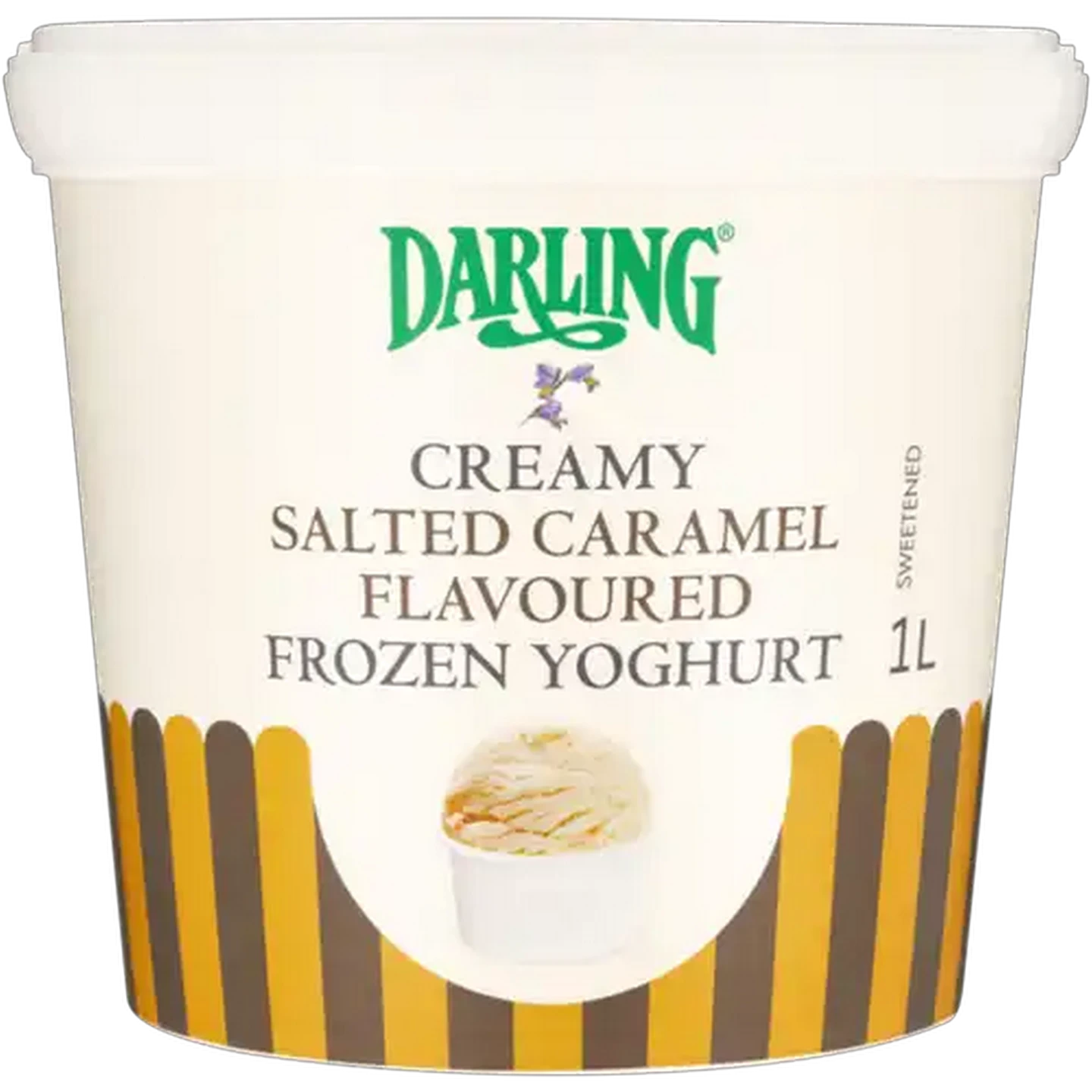 Image of Darling Salted Caramel Flavoured Creamy Frozen Yoghurt 1L