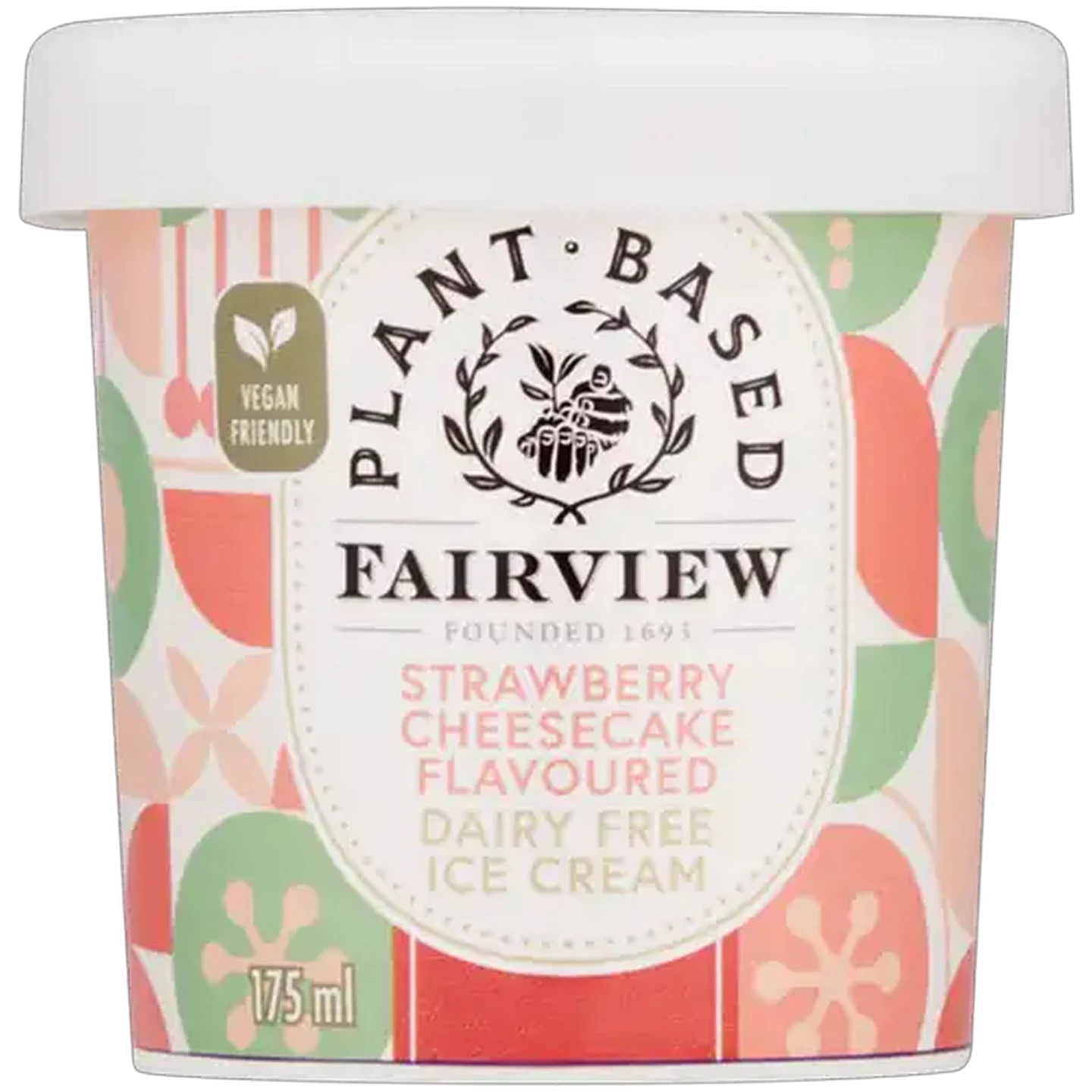 Image of Fairview Plant-Based Strawberry Cheesecake Flavoured Dairy Free Ice Cream 175ml