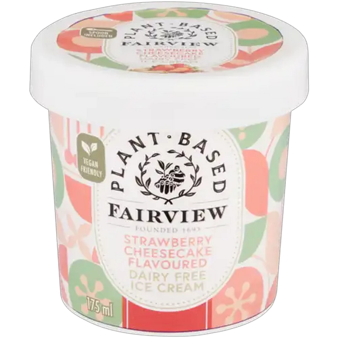 Image of Fairview Plant-Based Strawberry Cheesecake Flavoured Dairy Free Ice Cream 175ml