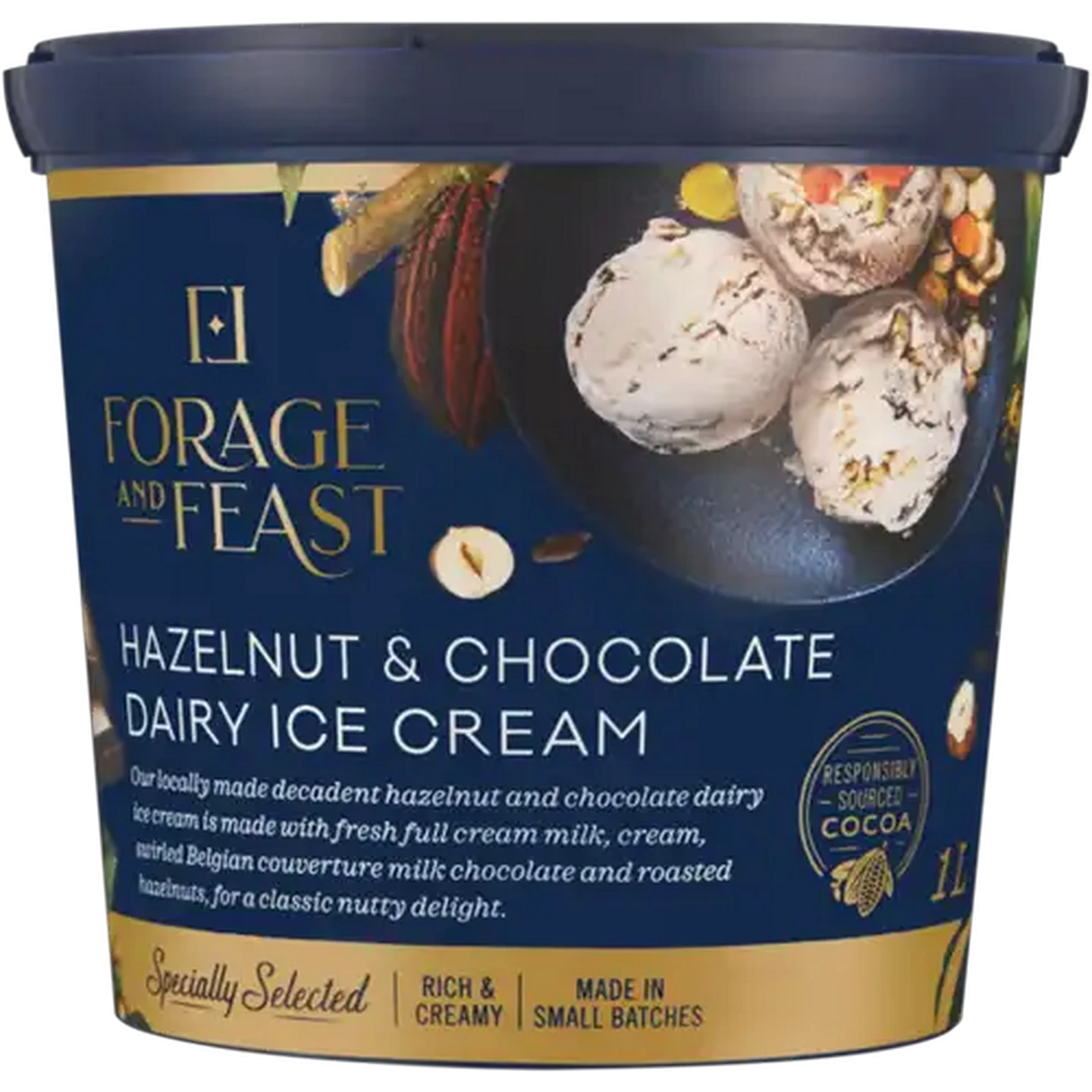 Checkers Sixty60 | Forage And Feast Hazelnut & Chocolate Dairy Ice