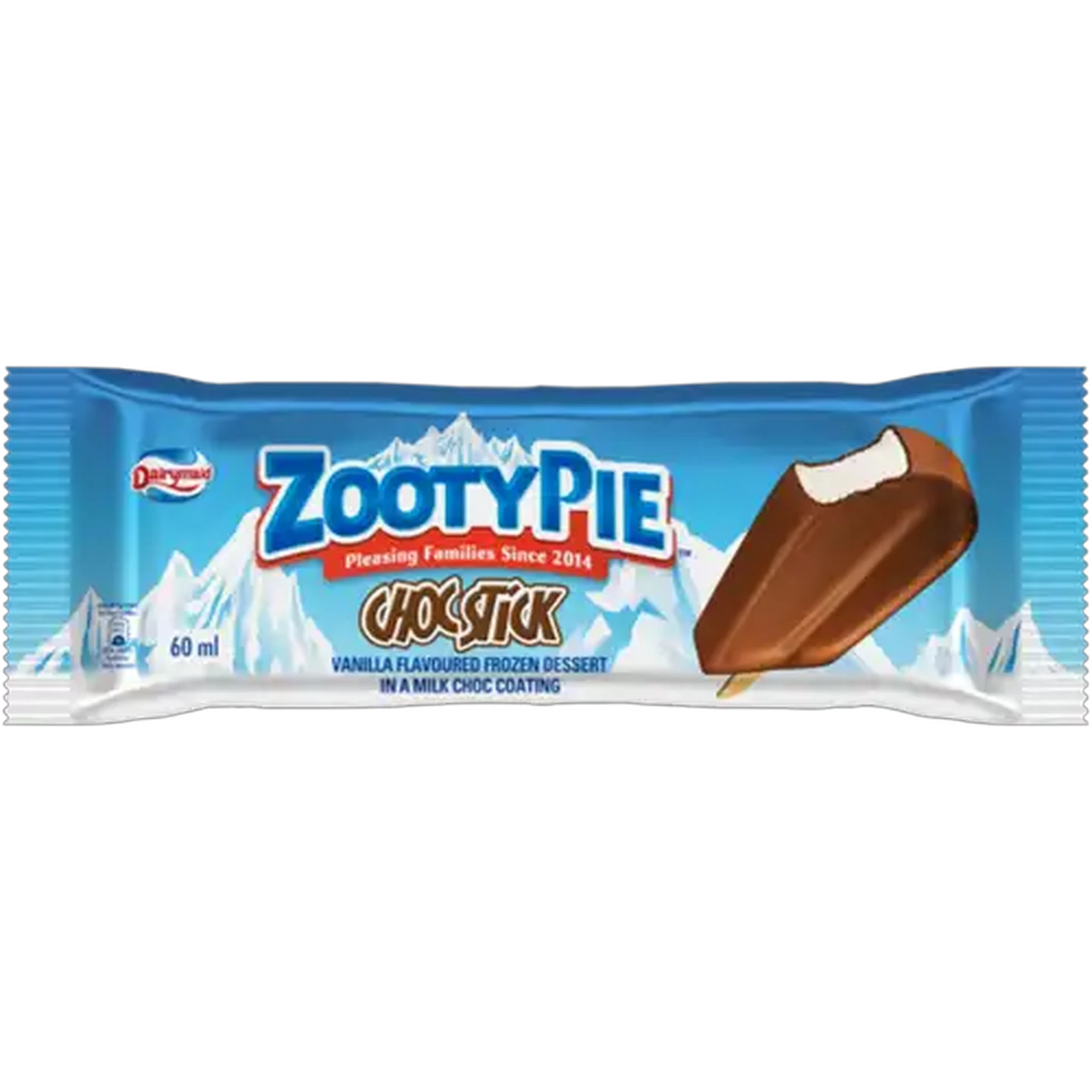 Image of Dairymaid Zooty Pie Choc Stick Frozen Dessert 60ml