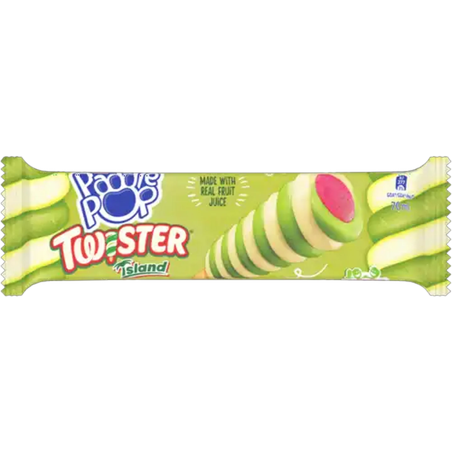 Image of OLA Paddle Pop Island Twister Ice Cream 70ml
