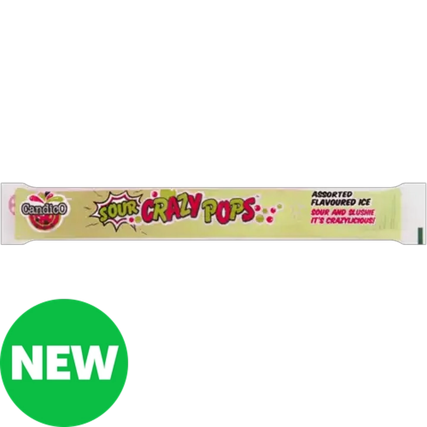 Image of Crazy Pops Sour Flavoured Ice 40ml (Flavour May Vary)
