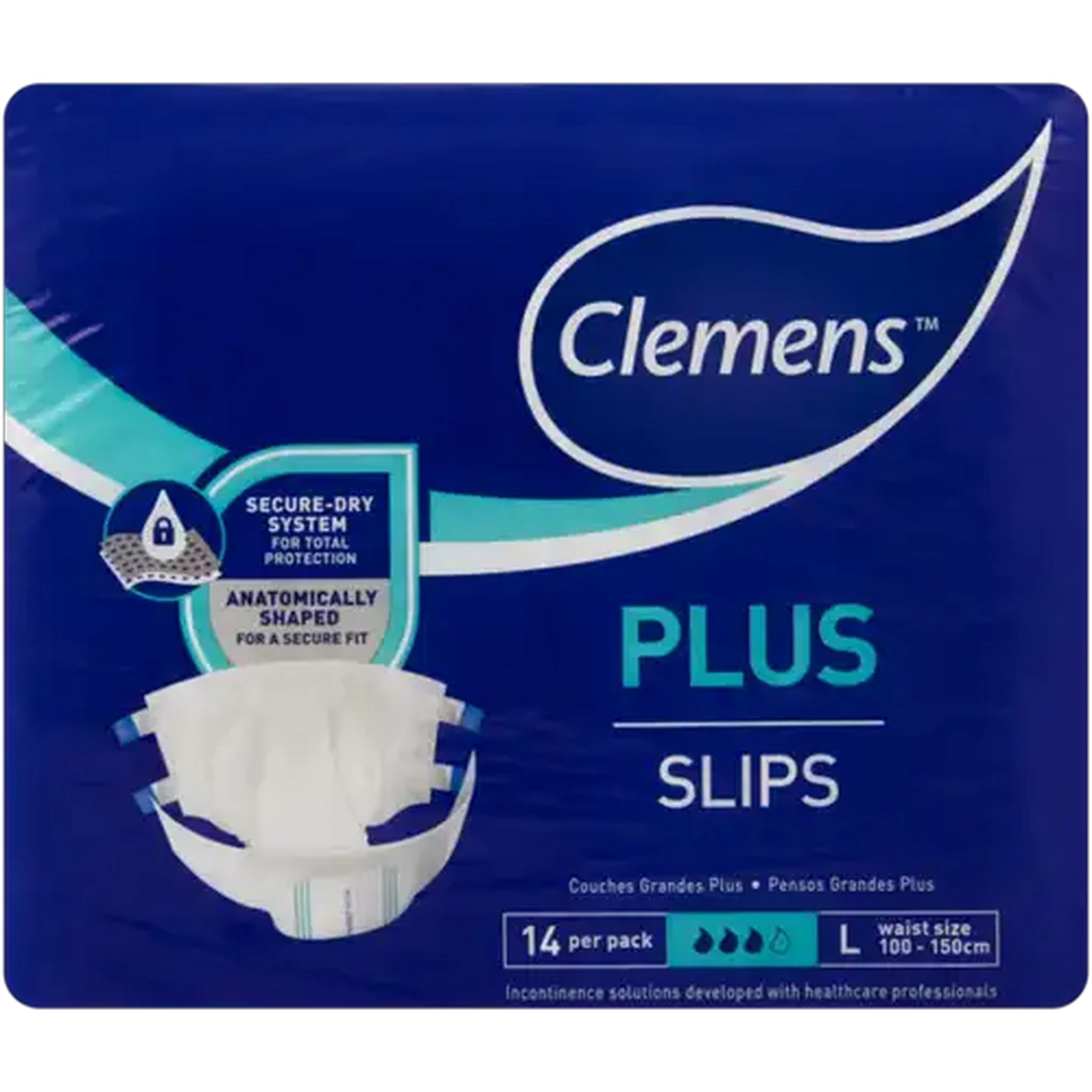 Image of Clemens Plus Large Slips 14 Pack