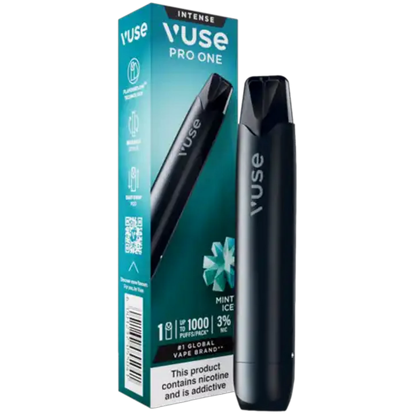 Image of Vuse Pro One Mint Ice 3% Reusable Vape Device 2ml (Non-Refundable. Non-Returnable.)