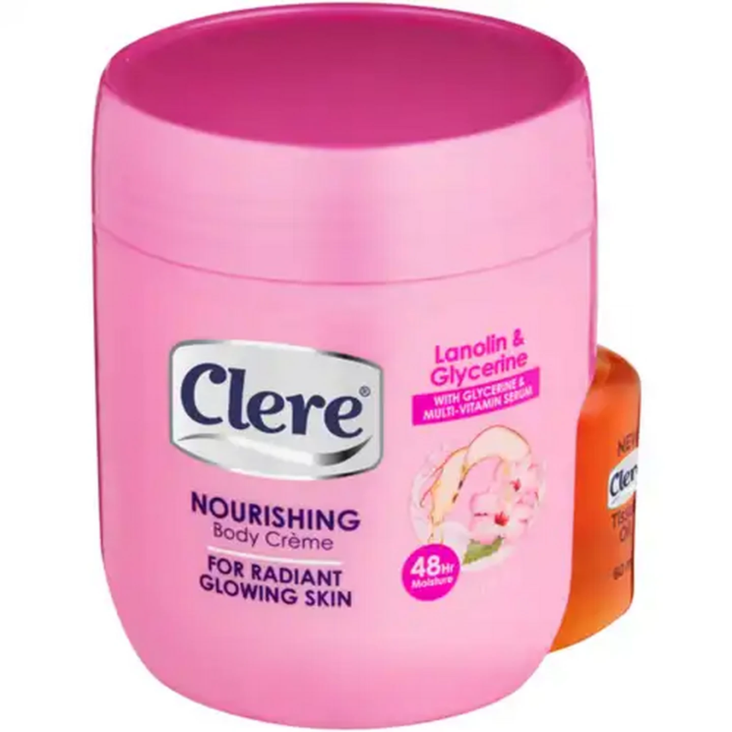 Image of Clere Lanolin & Glycerine Nourishing Body Crème with Tissue Oil 2 Pack