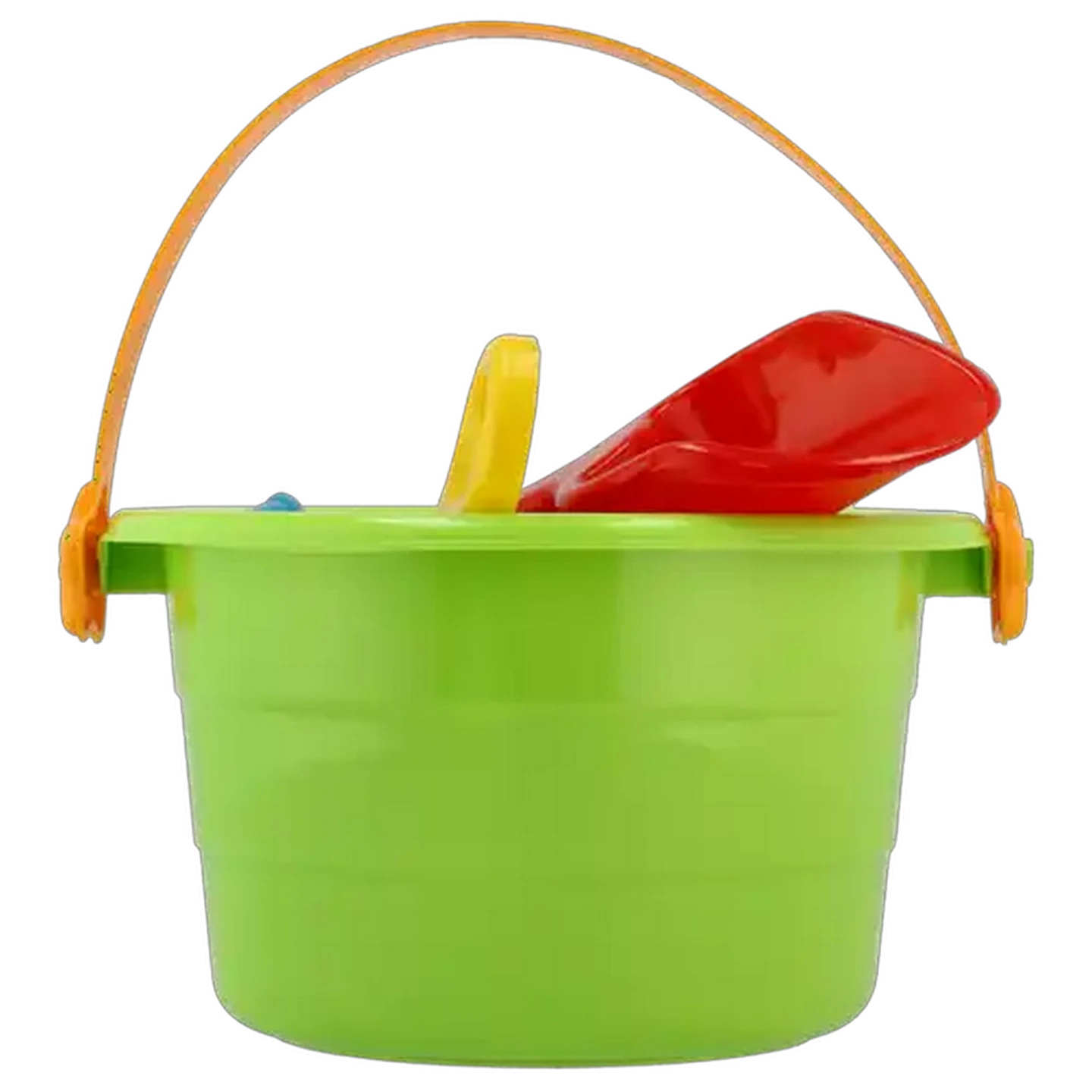 Image of Beach Toy's Bucket with Accessories 6 Piece (Colour May Vary)