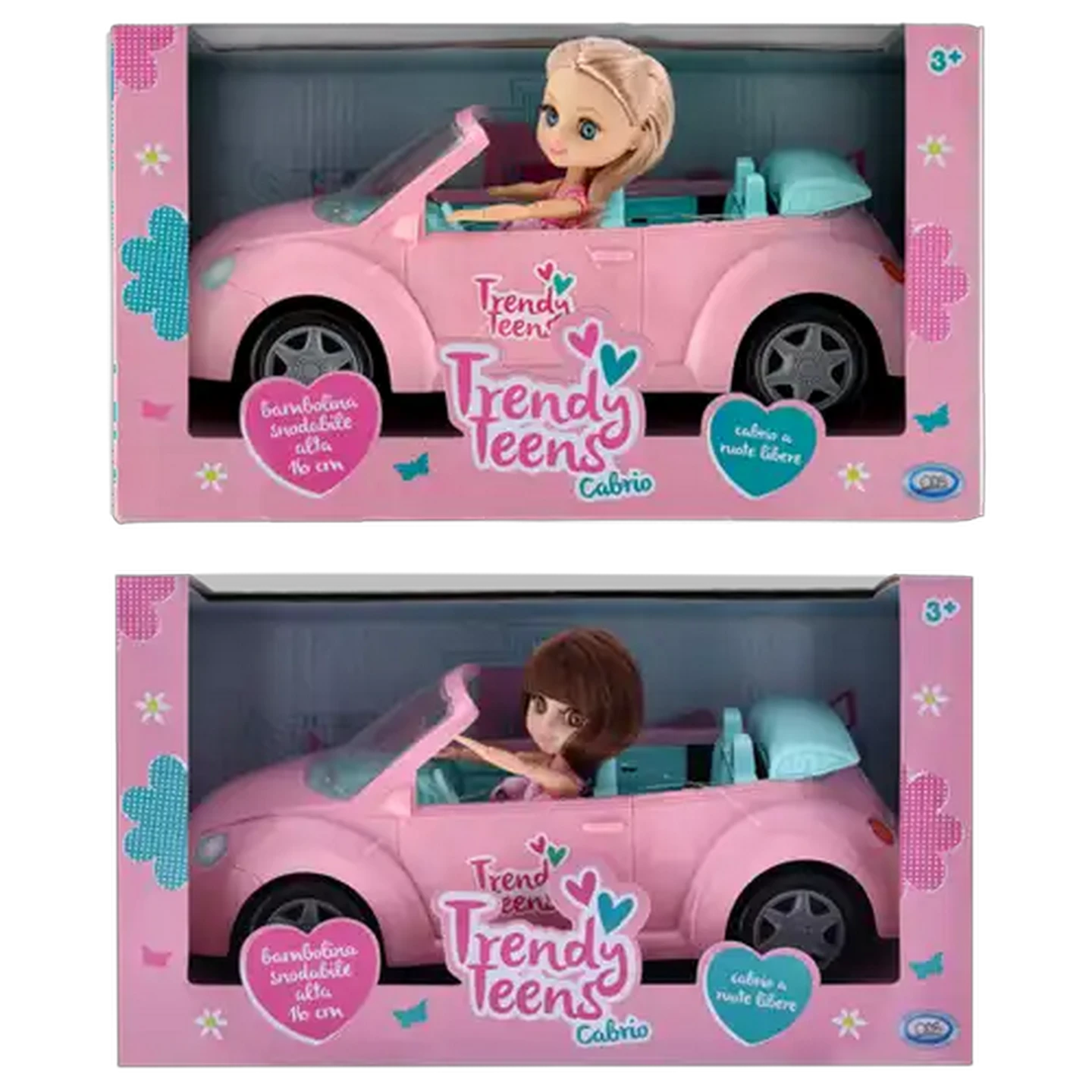 Image of Trendy Teens Car & Fashion Doll 15cm (Type May Vary)