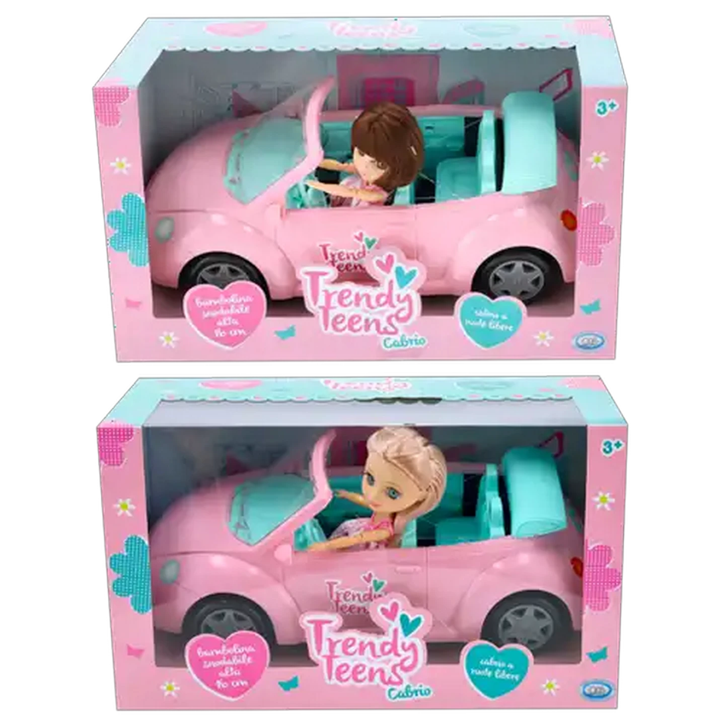 Image of Trendy Teens Car & Fashion Doll 15cm (Type May Vary)