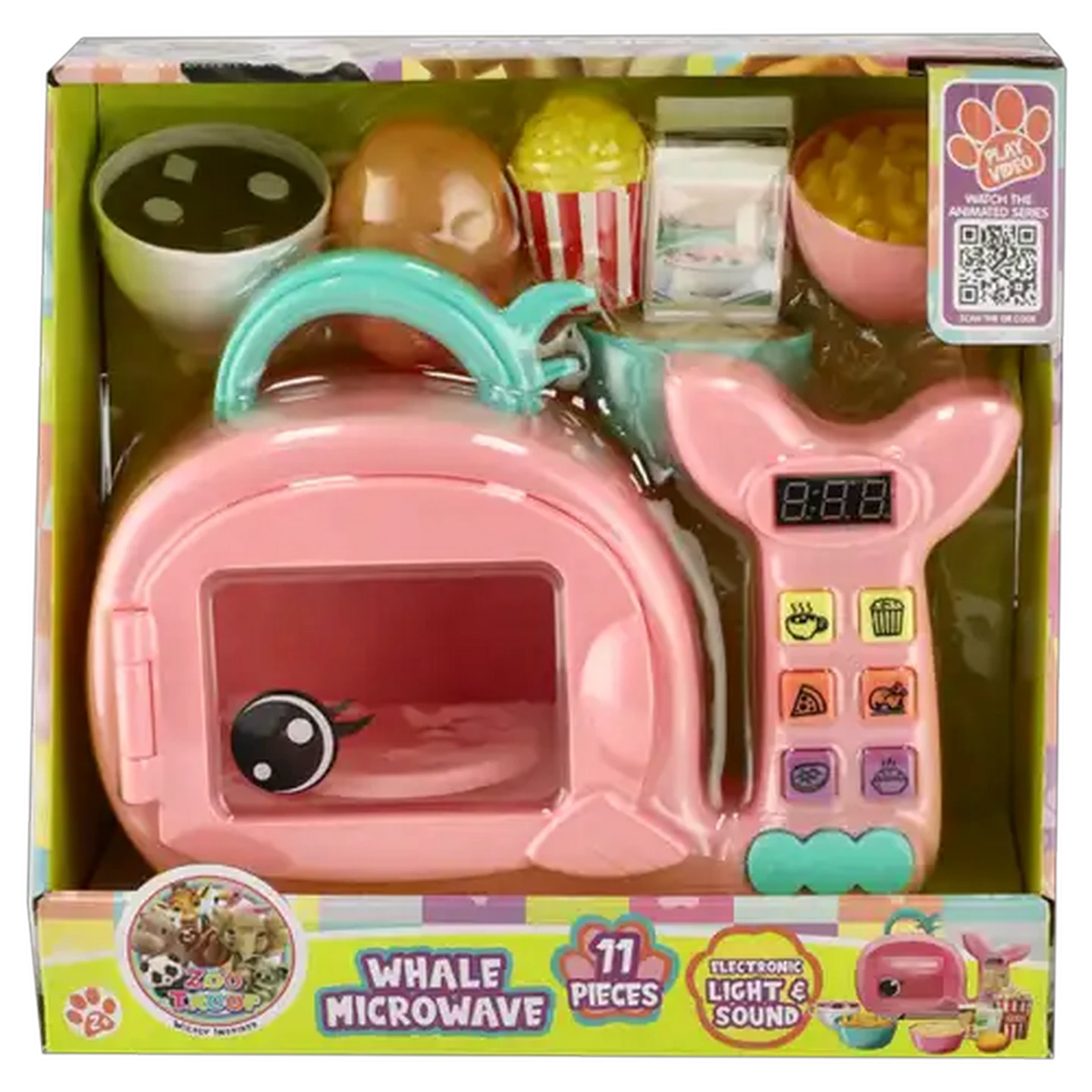 Image of Zoo Troop Whale 11 Piece Microwave Set