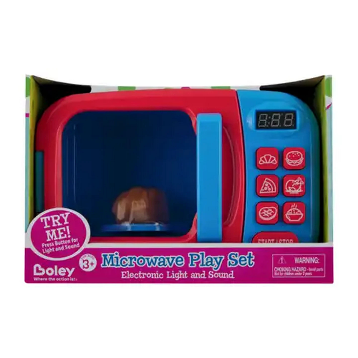 Image of Boley Tasty Gourmet Multi-Coloured Microwave Play Set