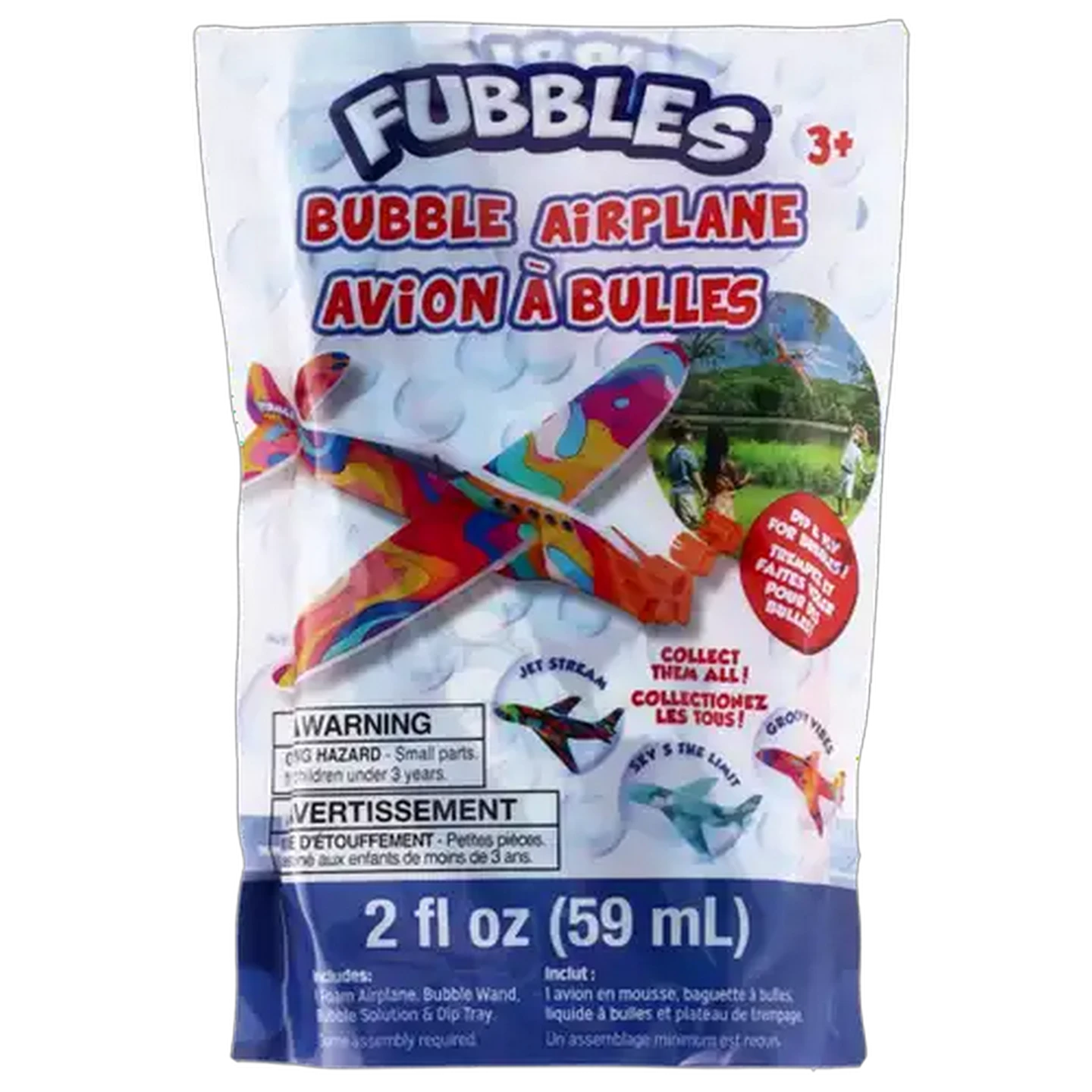 Image of Fubbles Bubbles Airplane Bubbles 59ml (Design May Vary)