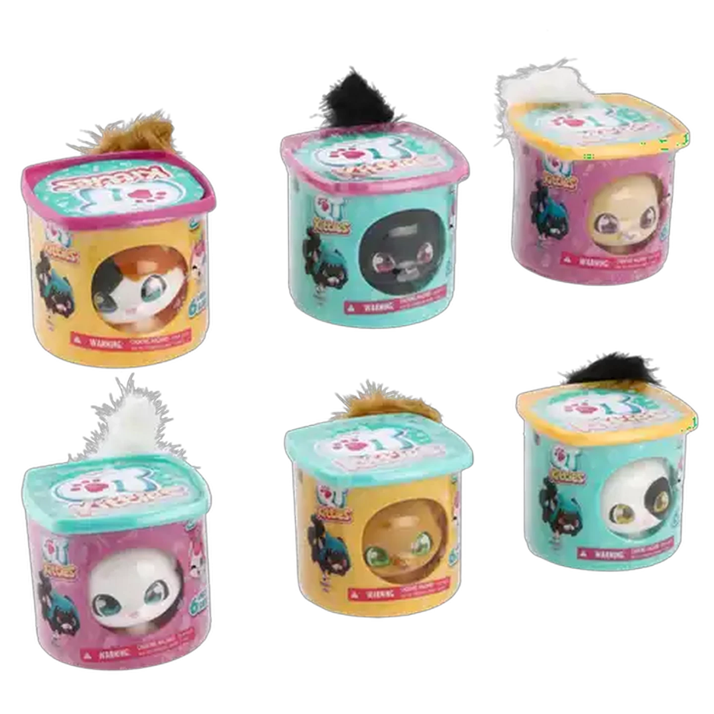 Image of Happy Line QT Kitties (Design May Vary)