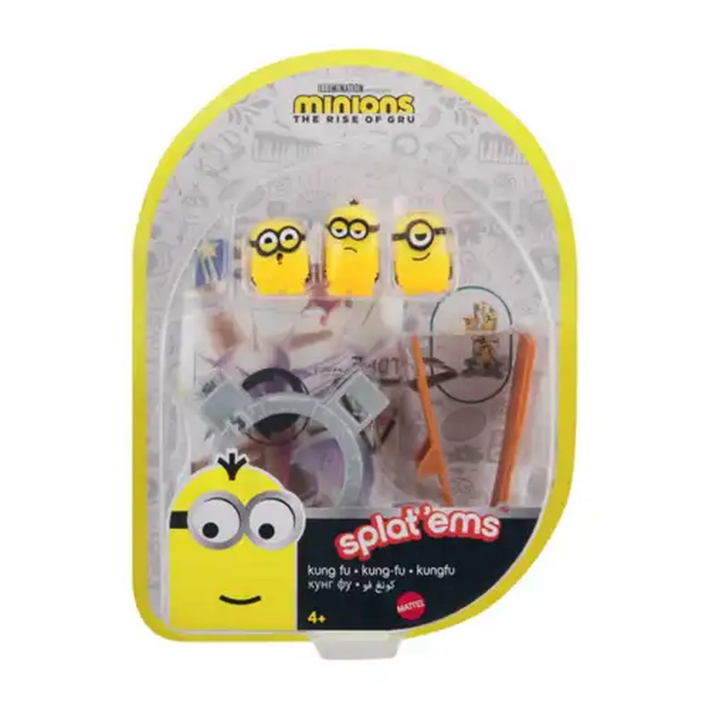 Image of Mattel Minions The Rise of Gru Multi-Coloured Splat 'Ems Kung Fu Playset