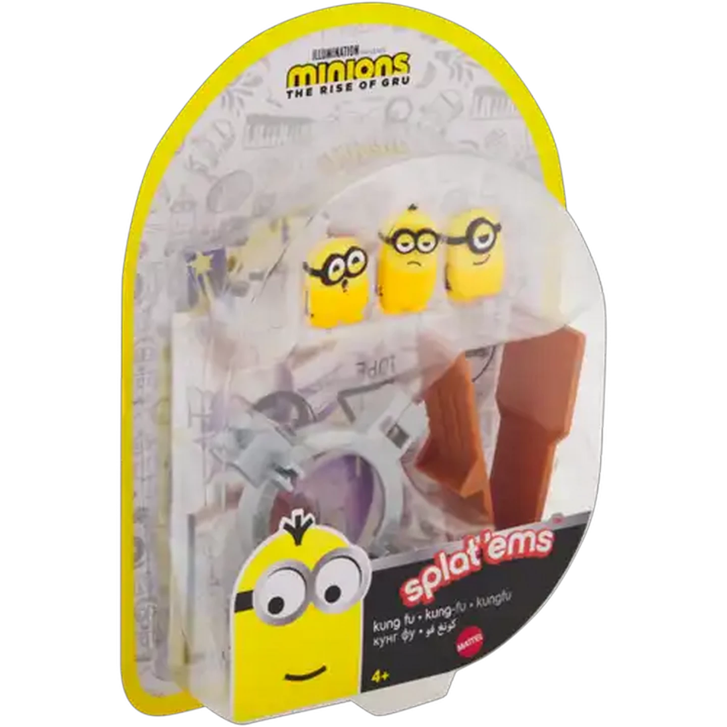 Image of Mattel Minions The Rise of Gru Multi-Coloured Splat 'Ems Kung Fu Playset