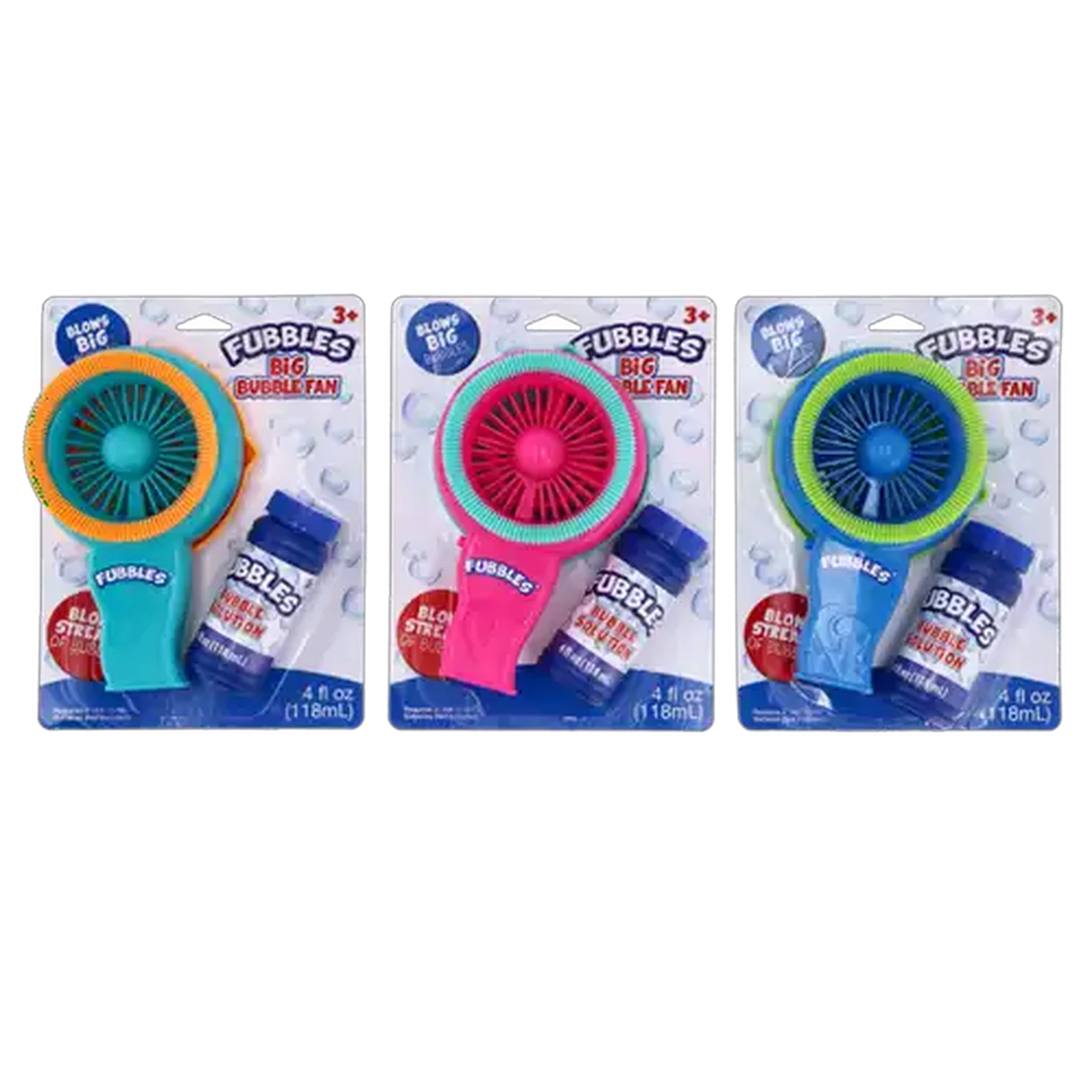 Image of Fubbles Bubbles Big Fan Bubbles 118ml (Colour May Vary)