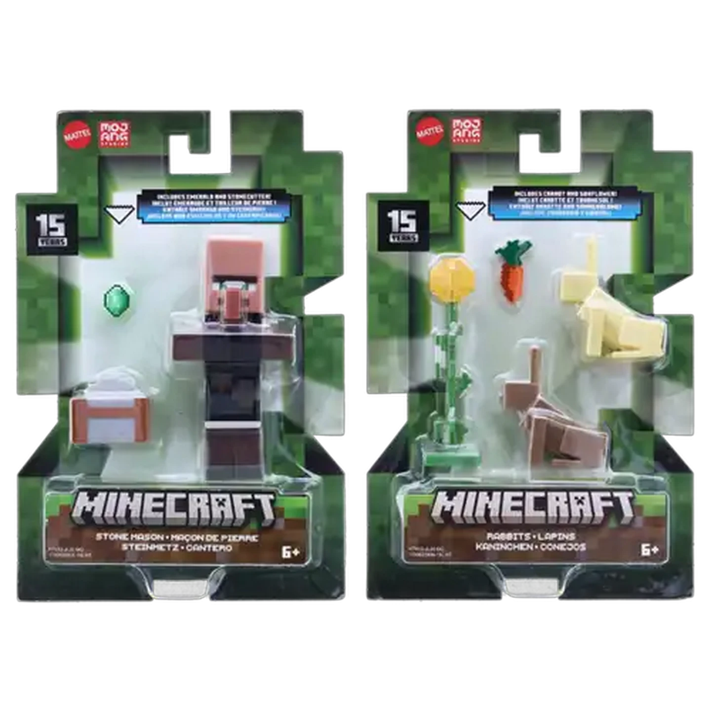 Image of Mattel Minecraft Core Figure 8cm (Design May Vary)