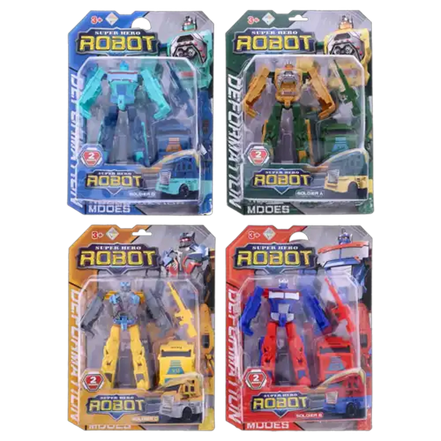 Image of Soldier Robot Transformer (Colour May Vary)