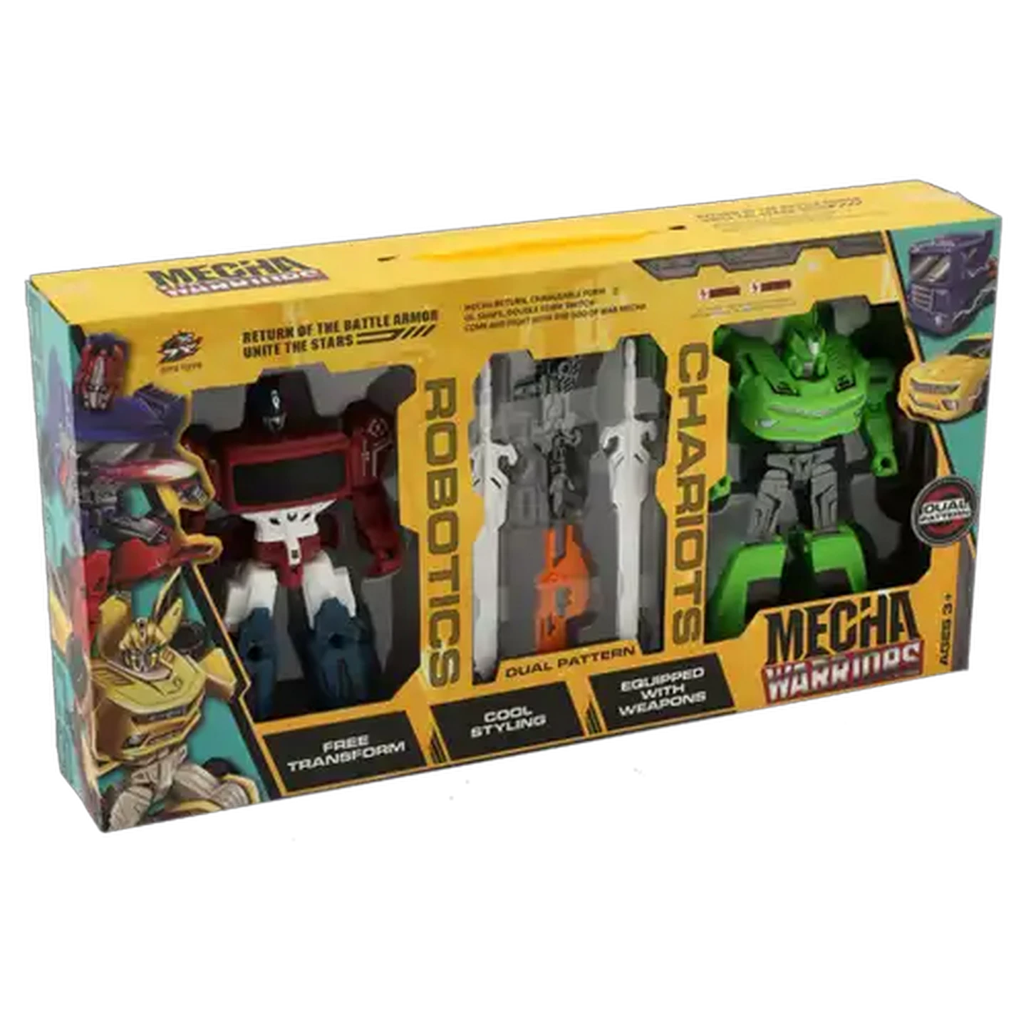 Image of Mecha Warriors 2-Pack (Type May Vary)