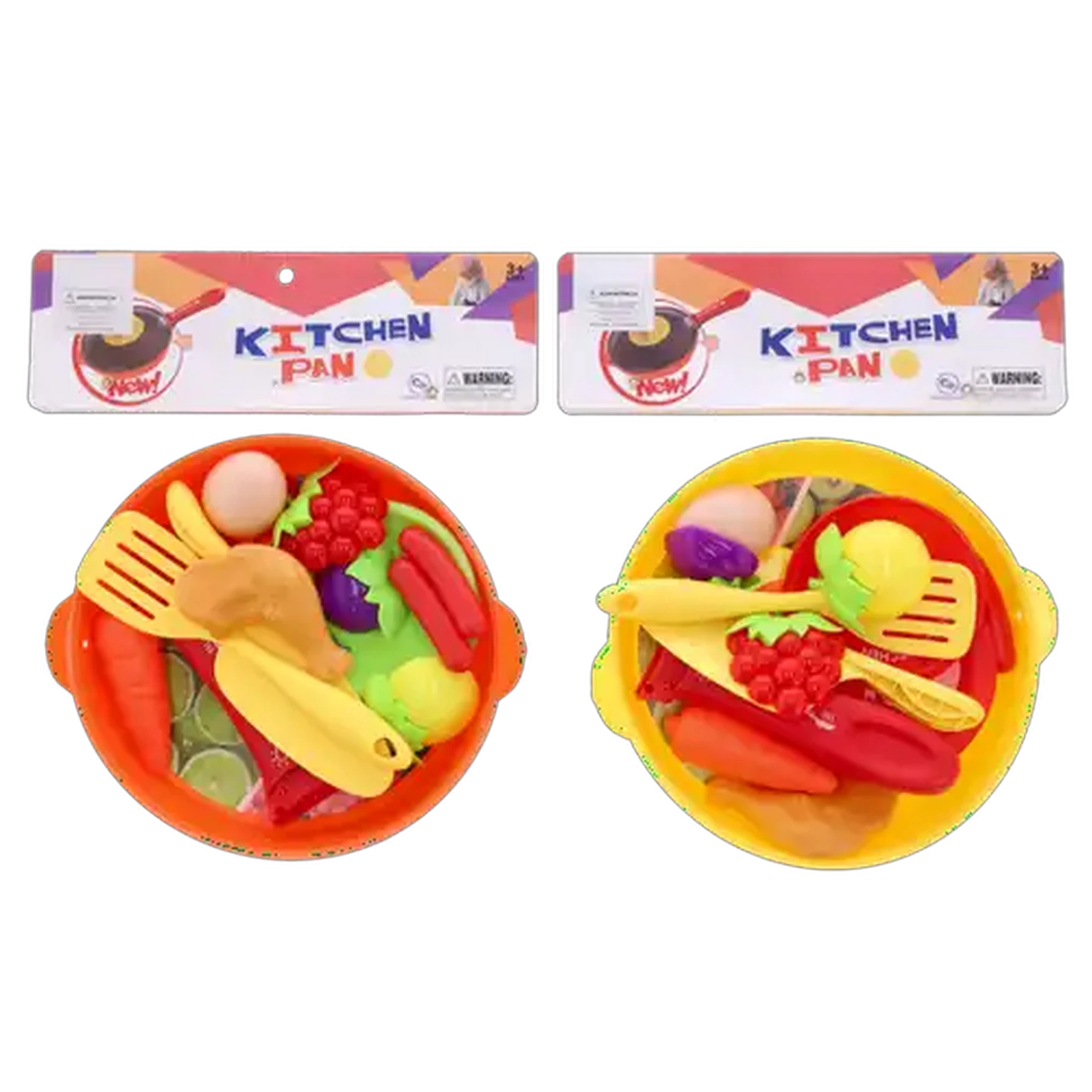 Image of Fun Large Pan Kitchen Set 11 Piece (Colour May Vary)