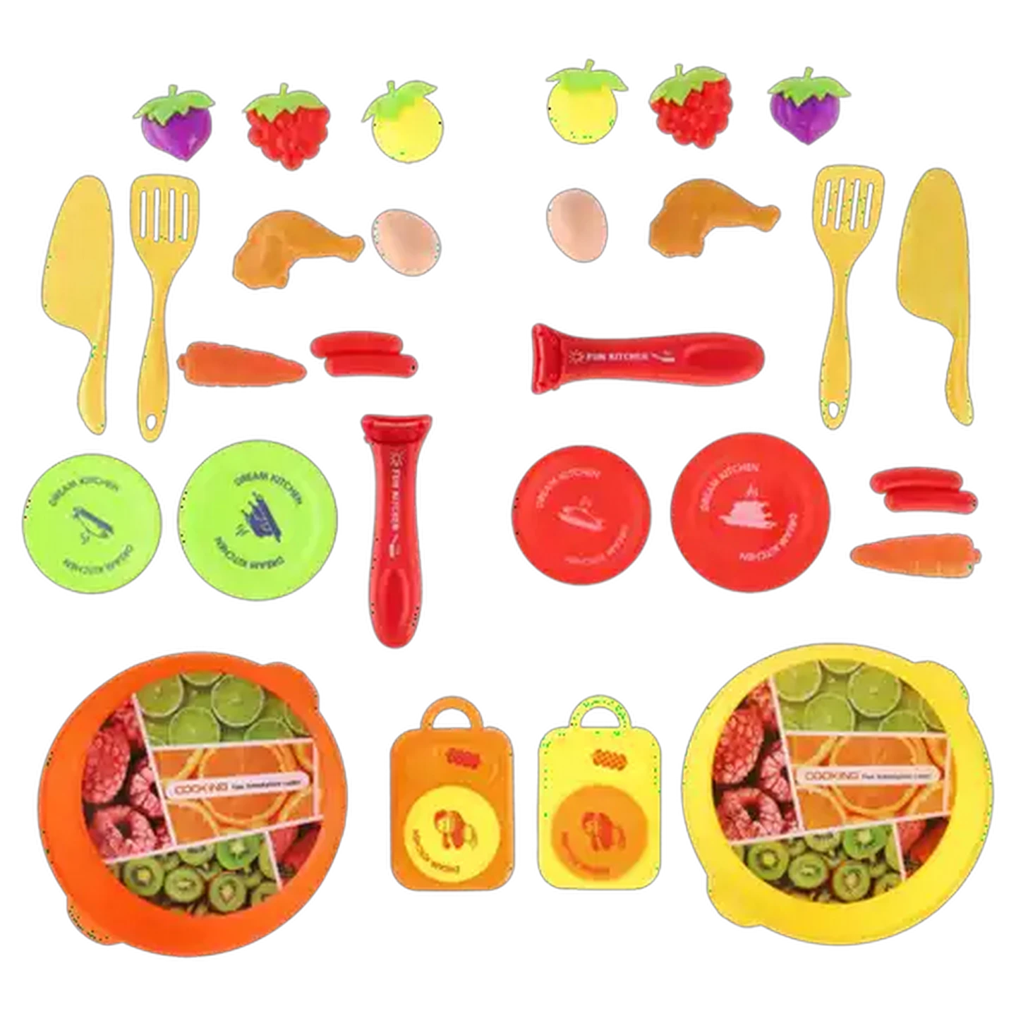 Image of Fun Large Pan Kitchen Set 11 Piece (Colour May Vary)