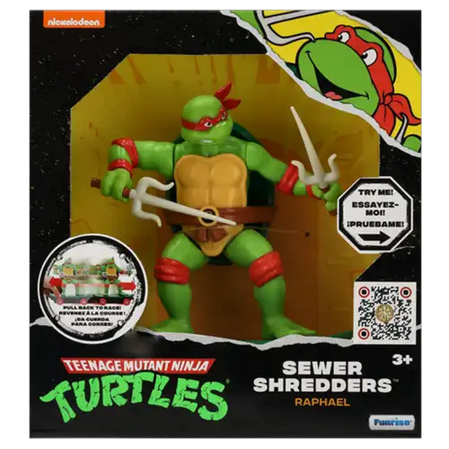 Image of Nickelodeon Teenage Mutant Ninja Turtles Sewer Shredders Raphael