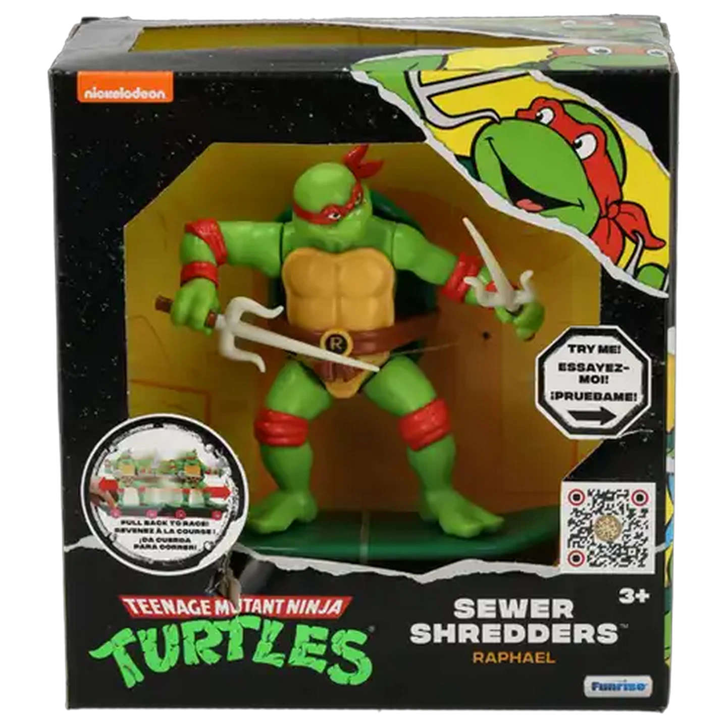 Image of Nickelodeon Teenage Mutant Ninja Turtles Sewer Shredders Raphael