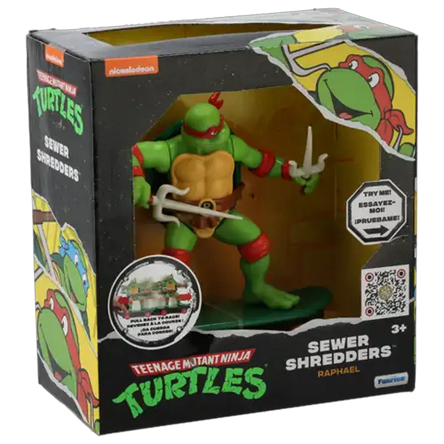 Image of Nickelodeon Teenage Mutant Ninja Turtles Sewer Shredders Raphael