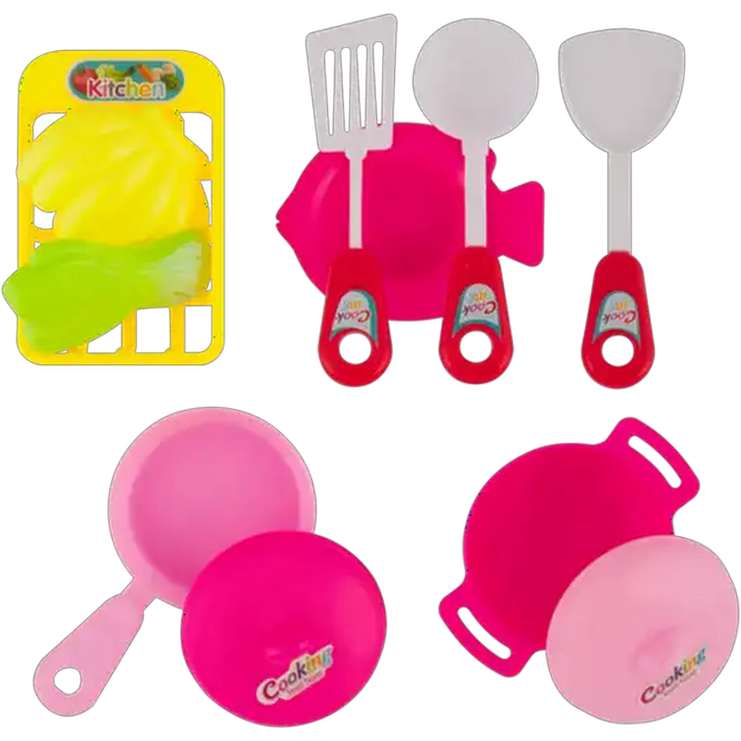 Image of Cooking With Food Kitchen Play Set