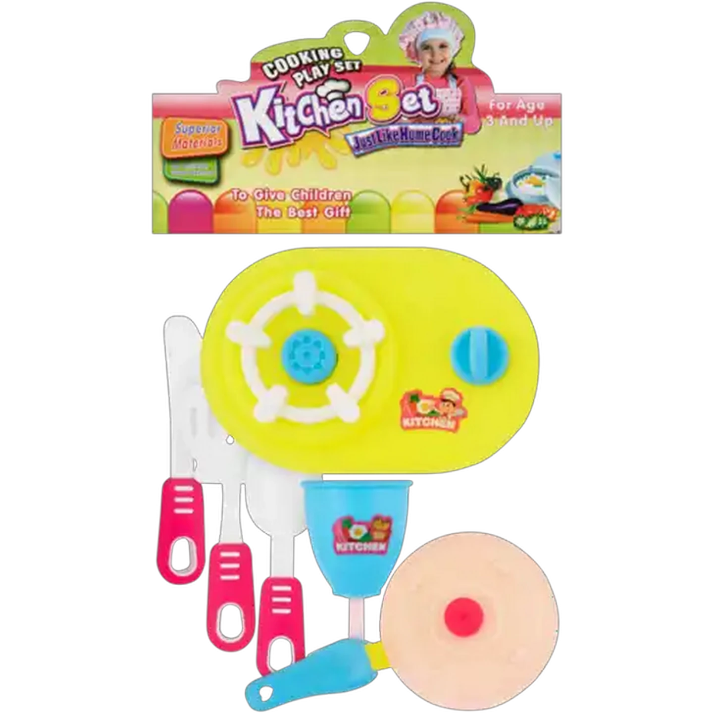 Image of Kitchen Cooking Play Set 6 Piece