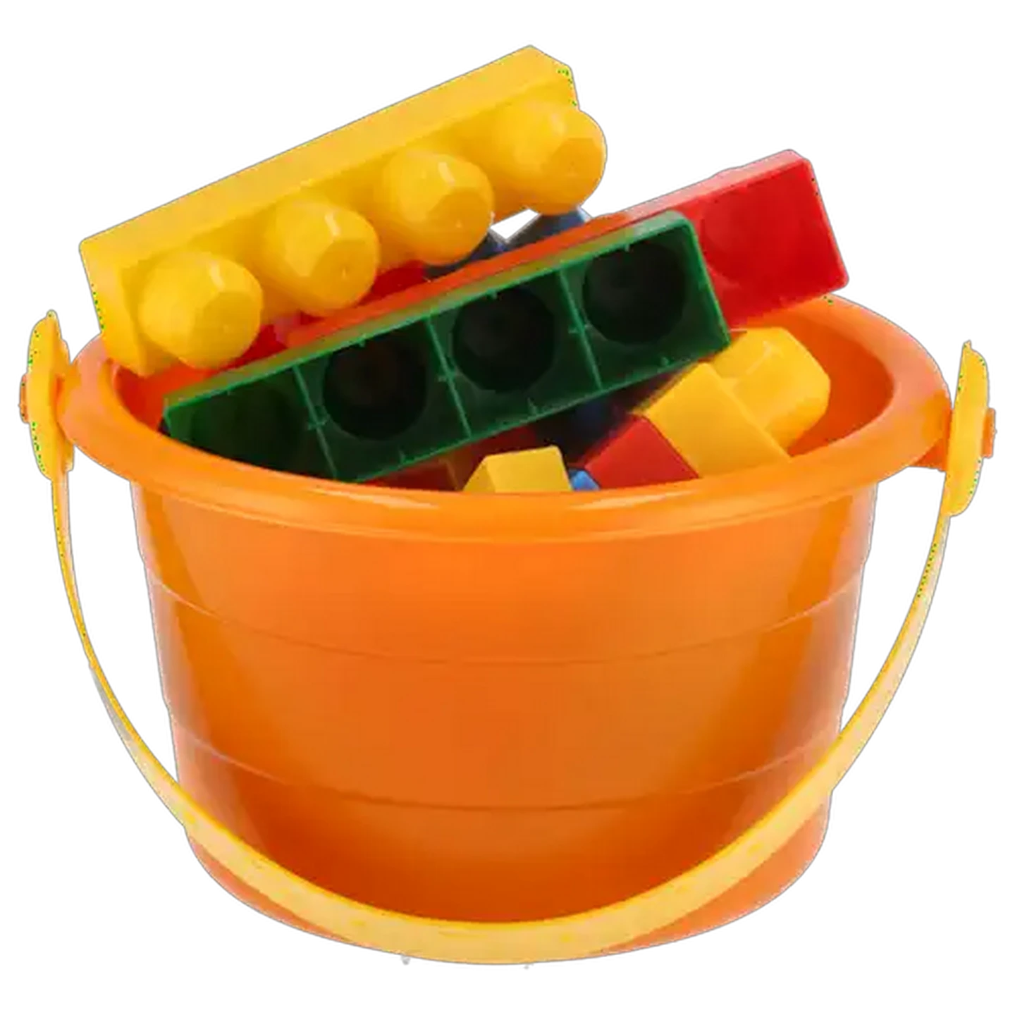 Image of Zeus Round Bucket with Blocks 25 Piece