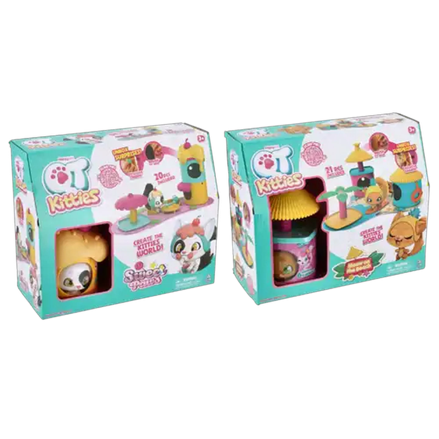 Image of Happy Line QT Kitties 2-in-1 Summer Playset (Design May Vary)