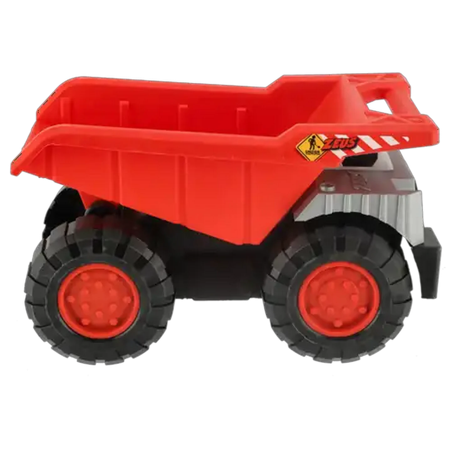 Image of Zeus Red & Grey Dump Truck with Building Blocks 36cm