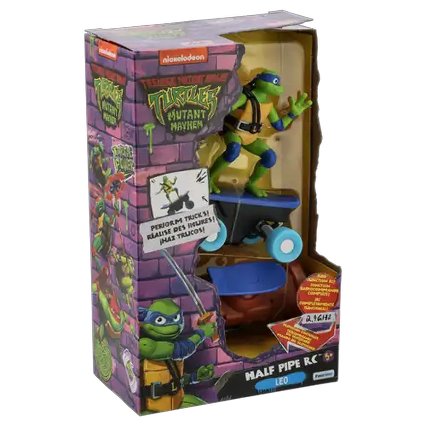 Image of Nickelodeon Teenage Mutant Ninja Turtles Half Pipe RC Leonardo