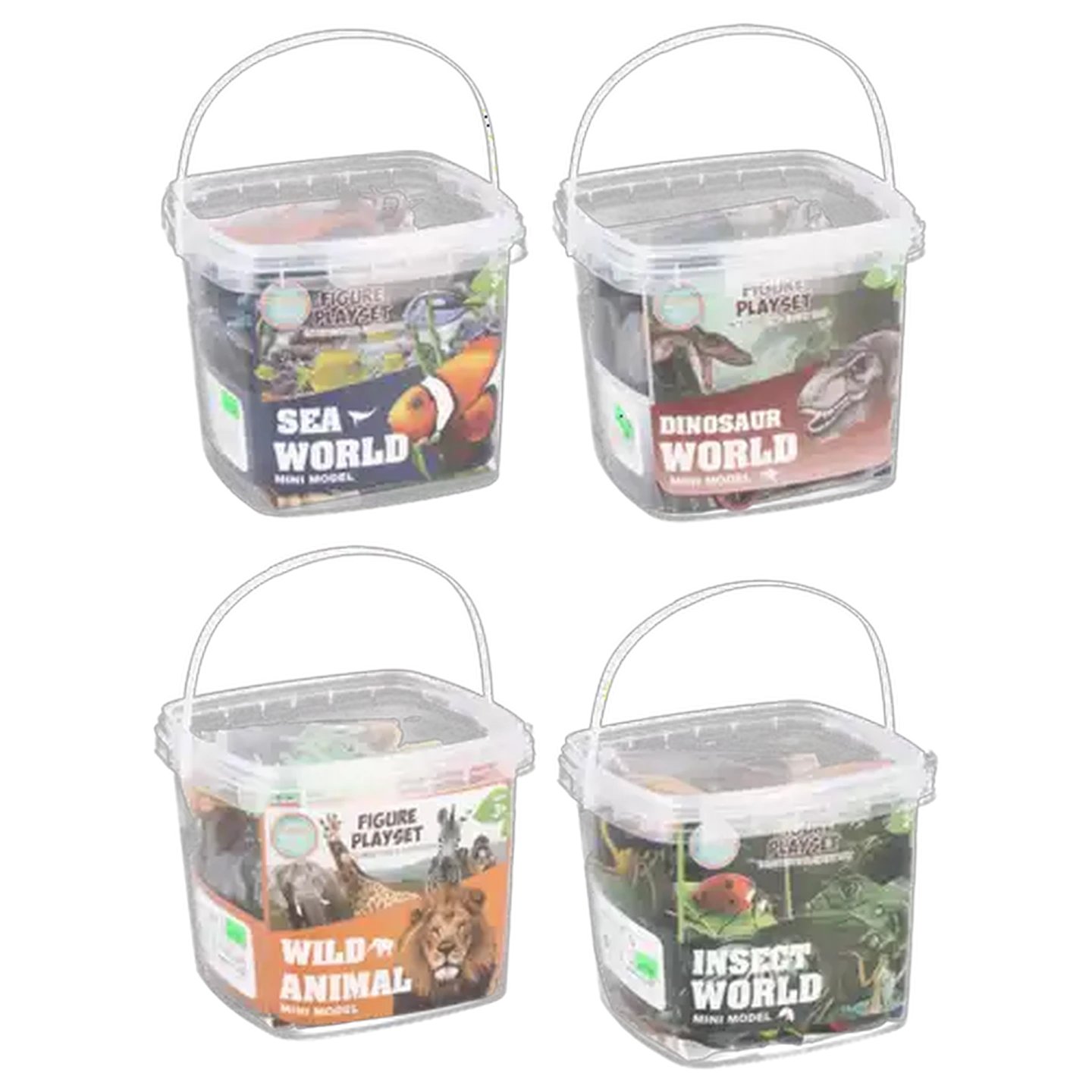 Image of World Animals Bucket Play Set (Design May Vary)