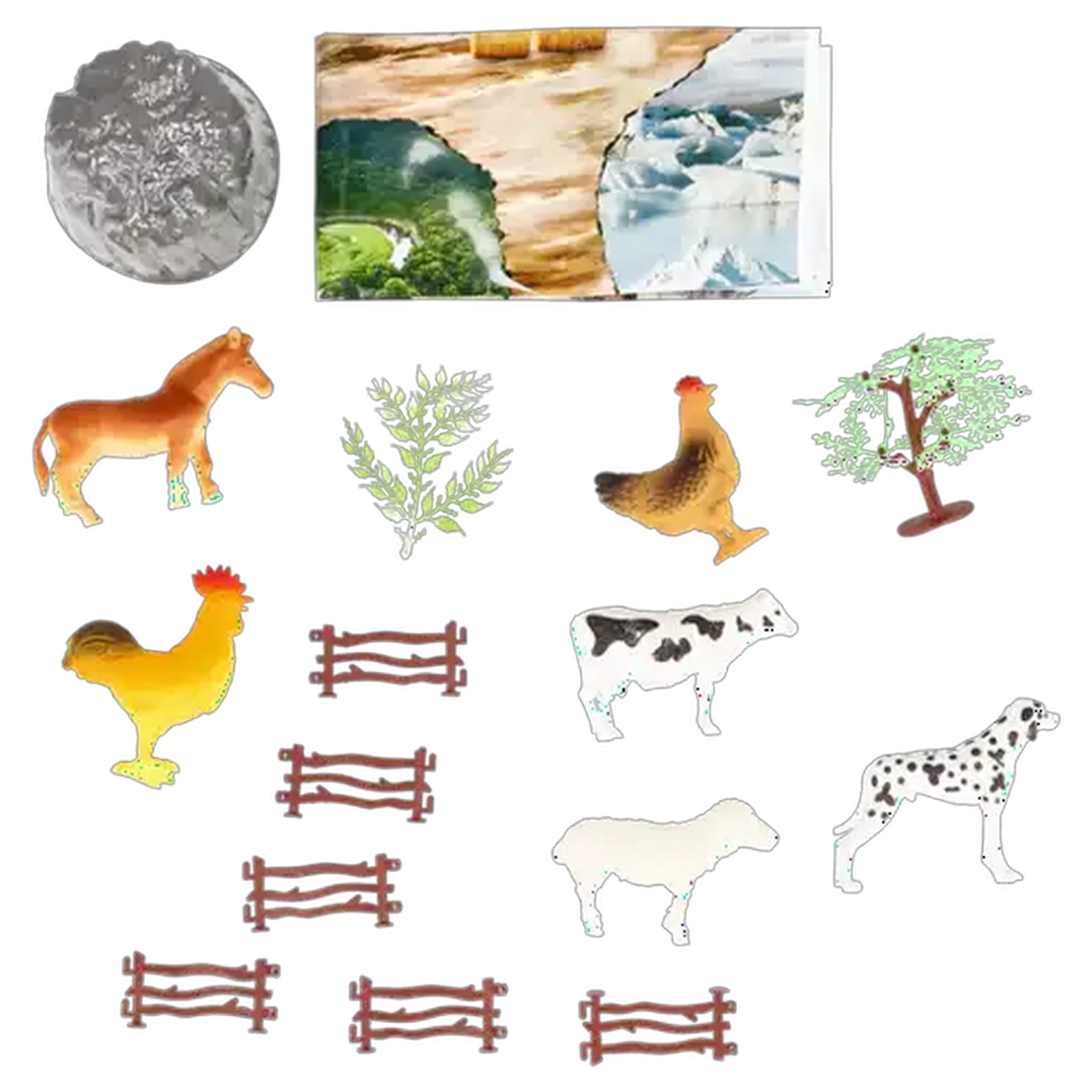Image of World Animals Bucket Play Set (Design May Vary)