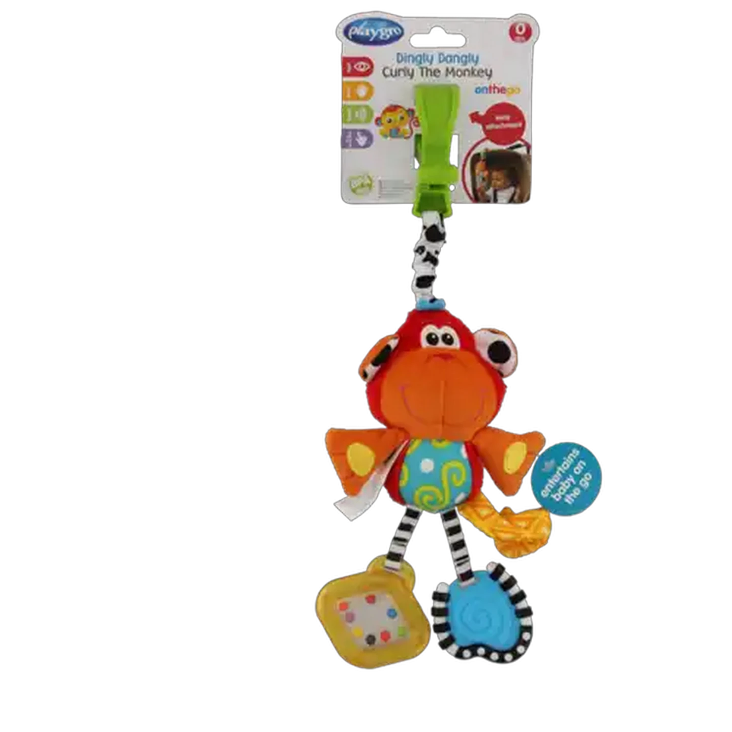 Image of Playgro Dingly Dangly Curly The Monkey 0 Months+