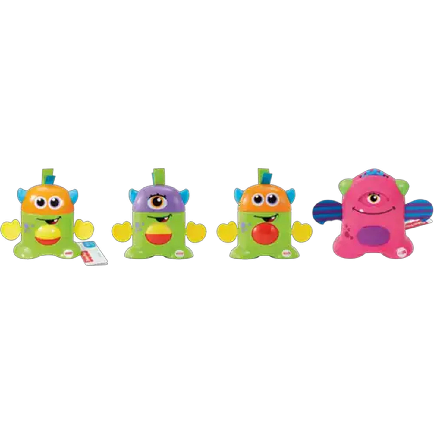 Image of Fisher-Price Tote Along Mini Monster Baby Toy (Design May Vary)