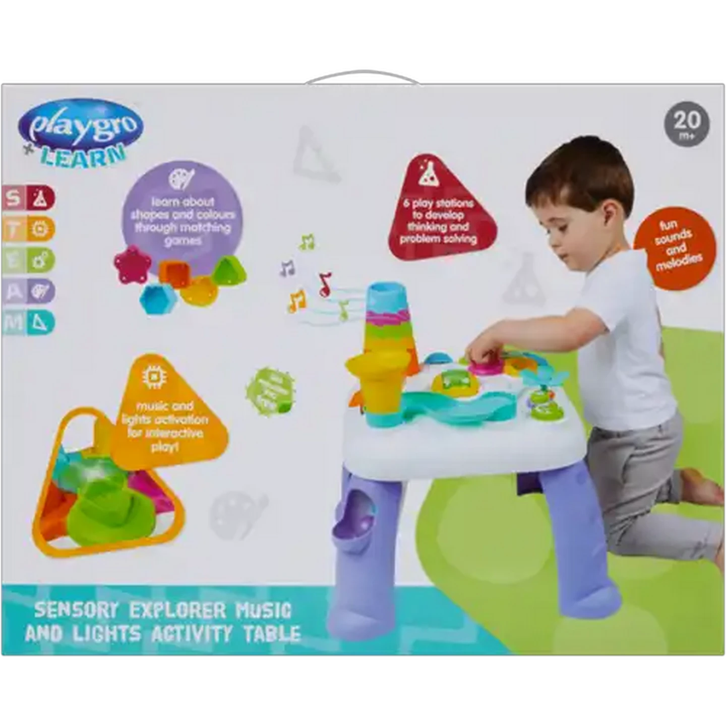Image of Playgro + Learn Sensory Explorer Music & Lights Table