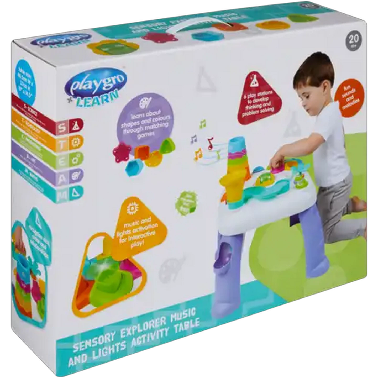 Image of Playgro + Learn Sensory Explorer Music & Lights Table