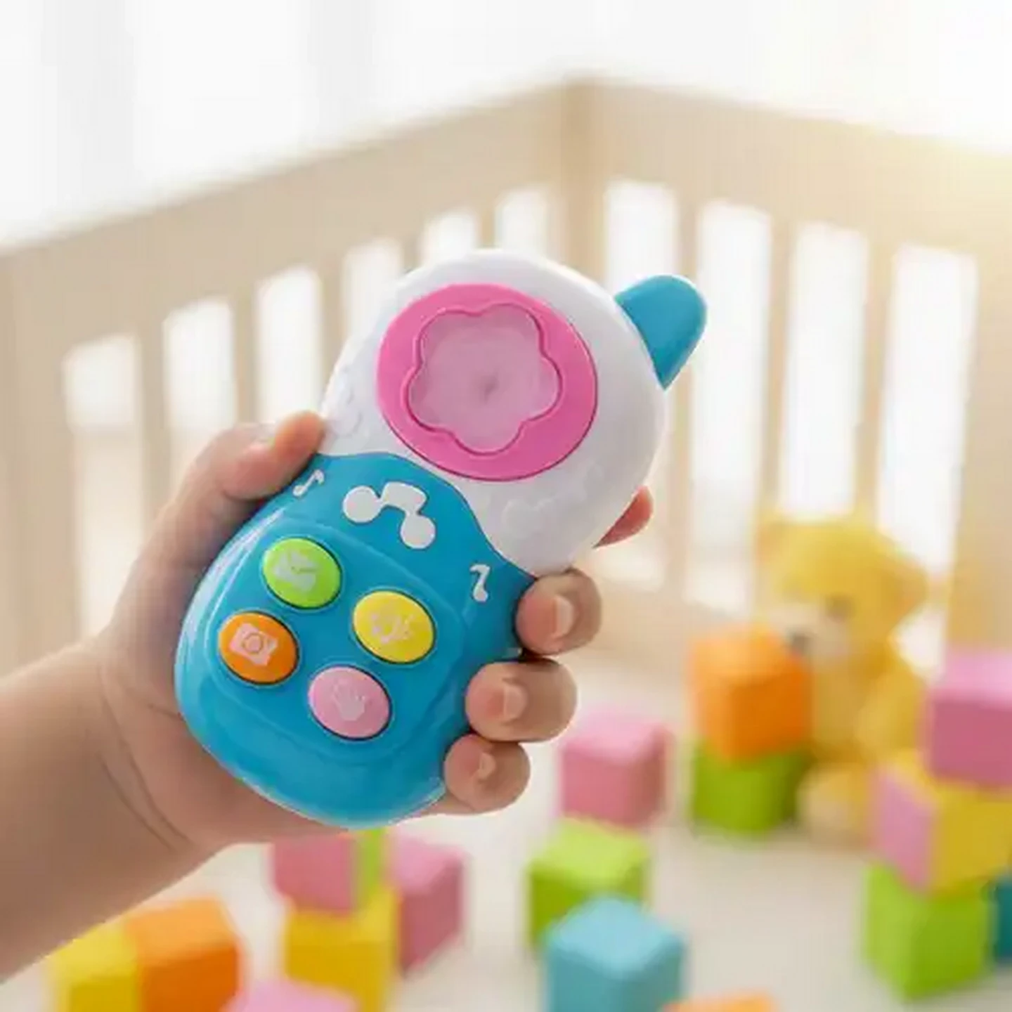 Image of Jolly Tots Baby Music Phone with Light 3 Months+ (Colour May Vary)