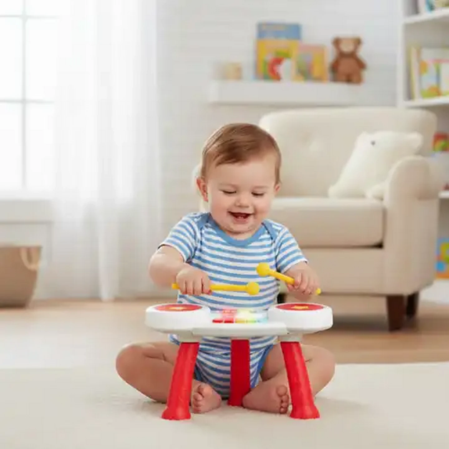 Image of Jolly Tots Music & Light Drum Kit 18 Months +