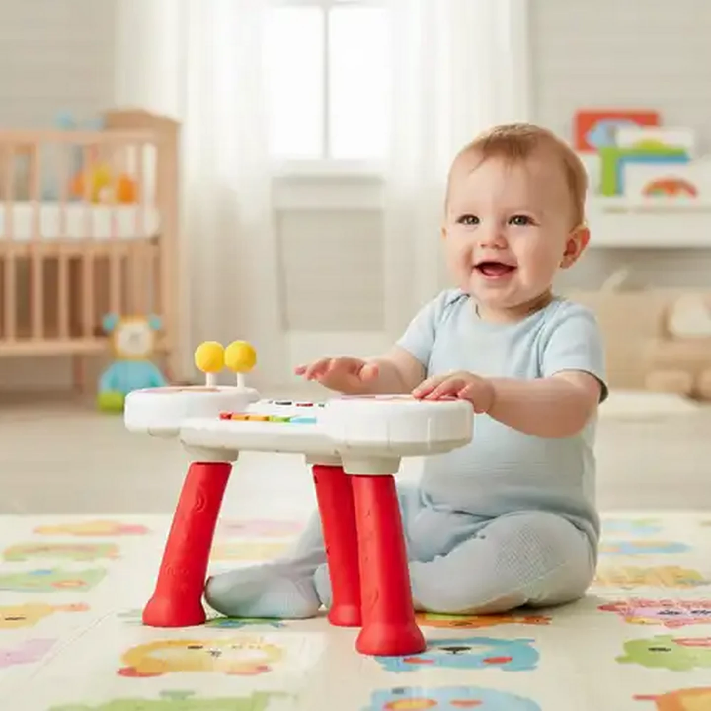 Image of Jolly Tots Music & Light Drum Kit 18 Months +