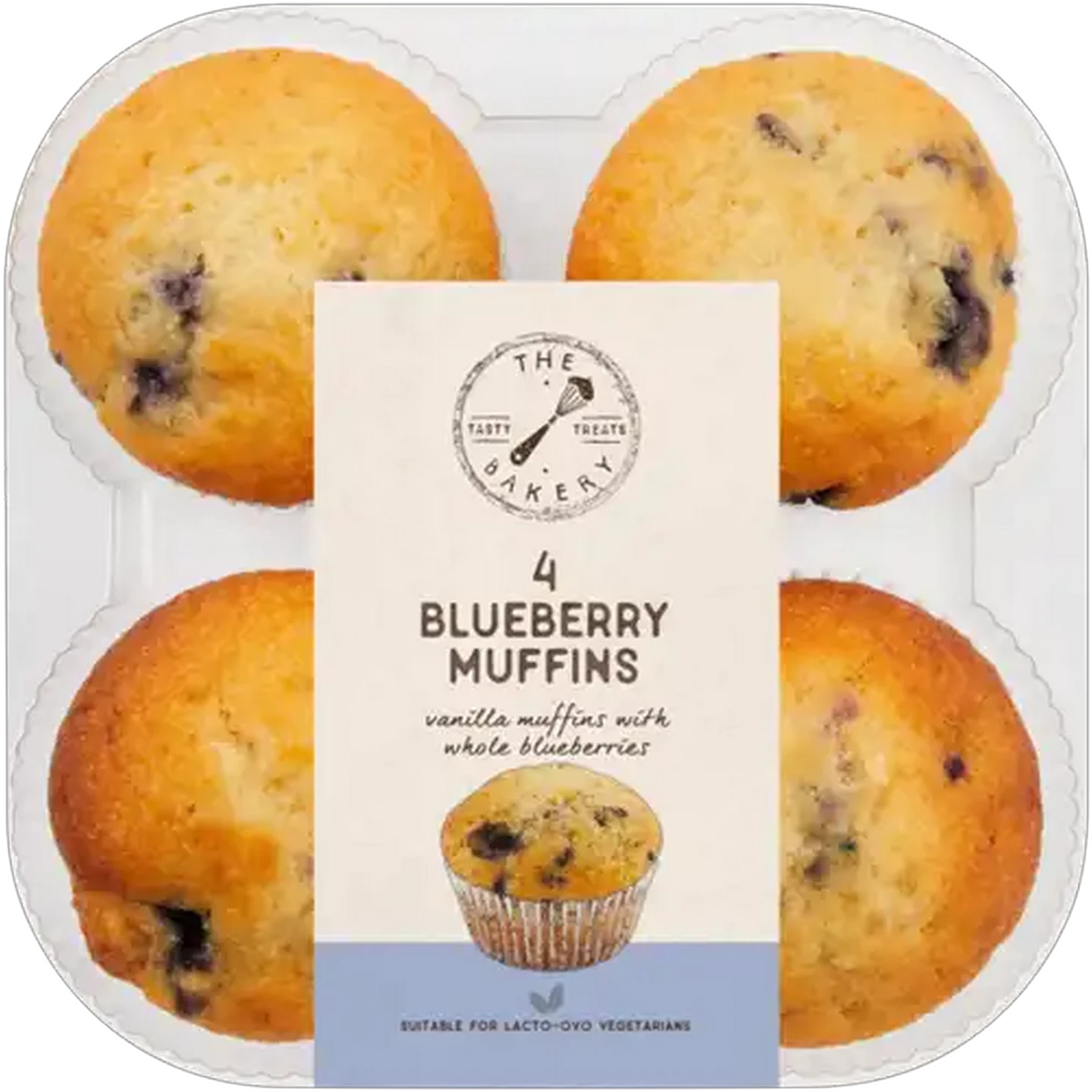 Image of The Bakery Blueberry Muffins 4 Pack